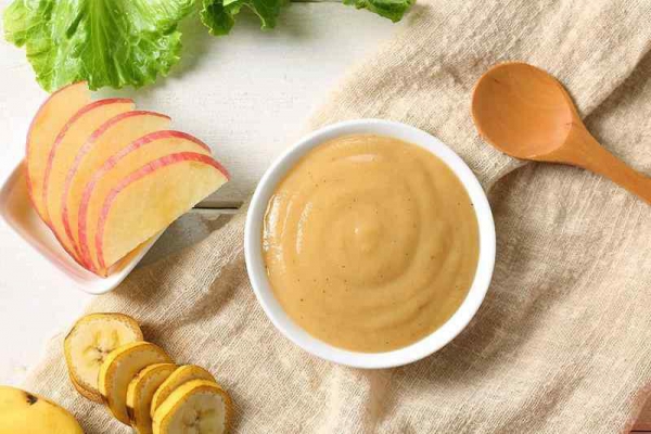 Mus jabłkowo – bananowy. Wegański mus owocowy.