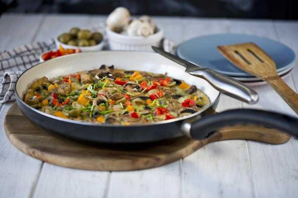 Frittata a’la pizza keto.