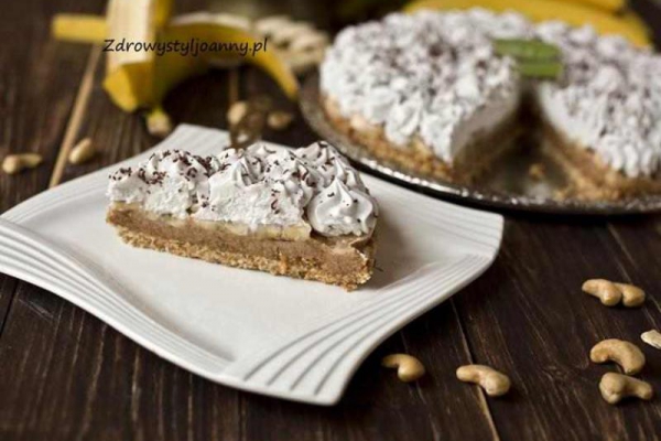 Wegańskie banoffee pie.