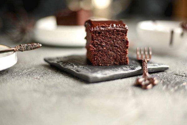 Brownie ze słodkich ziemniaków.