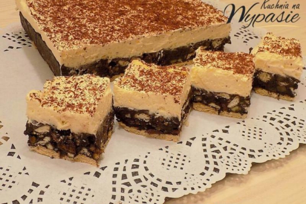 Ciasto bajaderka na herbatnikach