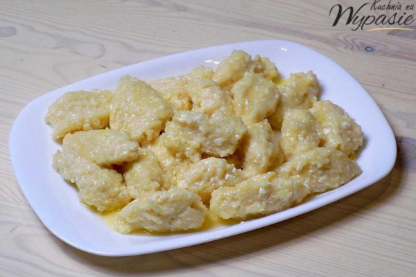 Kluski – pierogi leniwe kładzione