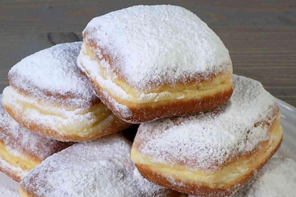 Pączki kwadratowe – przepis