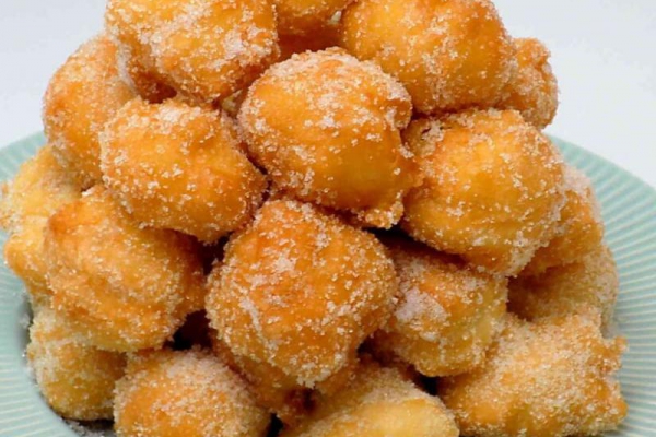 Pączki ptysiowe smażone