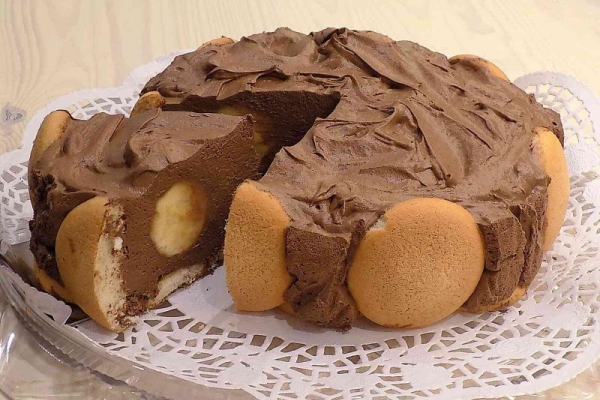 Ciasto czekoladowe z bananami