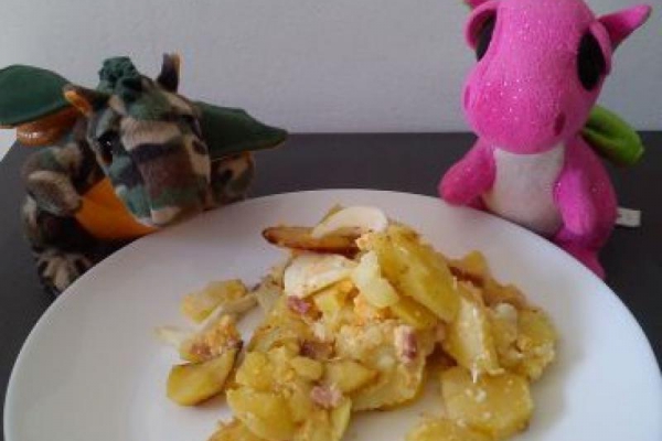 Zapiekanka ziemniaczana z boczkiem