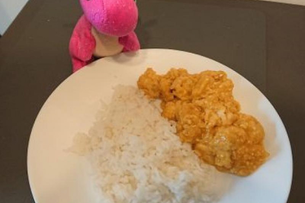 Kurczak w soku pomarańczowym i sezamie
