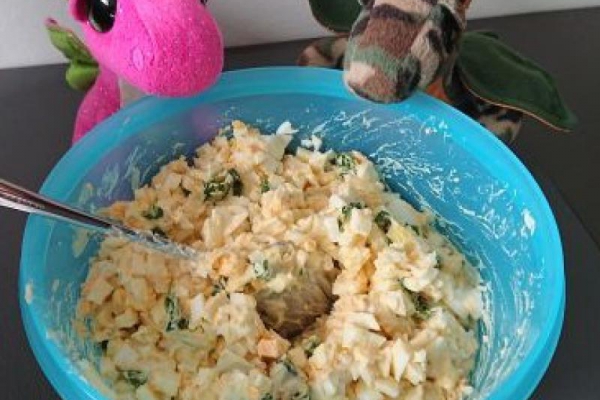 Pasta jajeczna ze szczypiorkiem