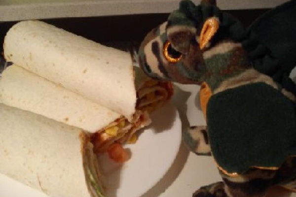 Tortilla z szynką