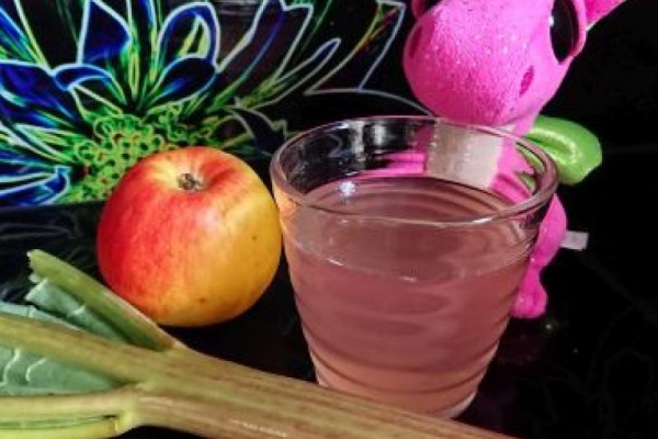 Kompot rabarbarowo-jabłkowy
