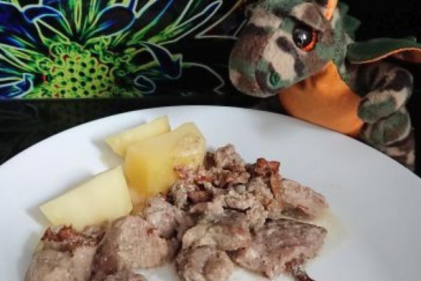 Udziec z indyka w kurkach
