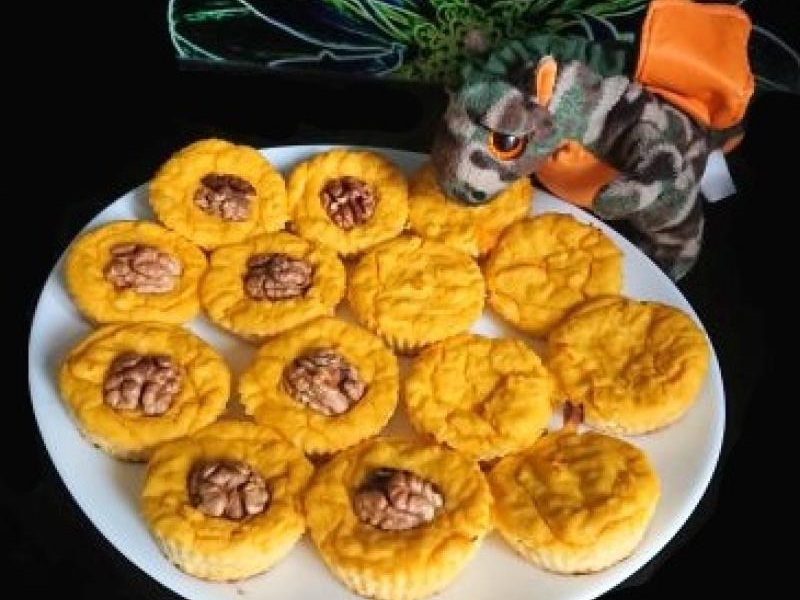 Mini serniczki dyniowe