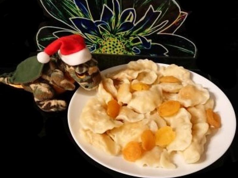 Pierogi z suszoną morelą