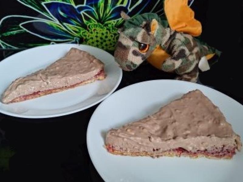 Tarta malinowo-czekoladowa