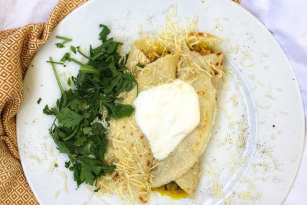 Naleśniki z warzywami curry