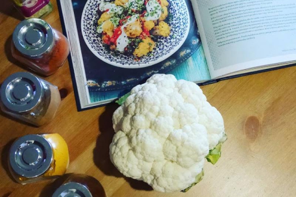 Aromatyczny pieczony kalafior