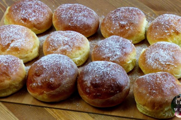 Pączki pieczone z piekarnika