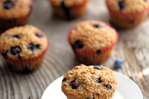 Muffinki z borówkami.