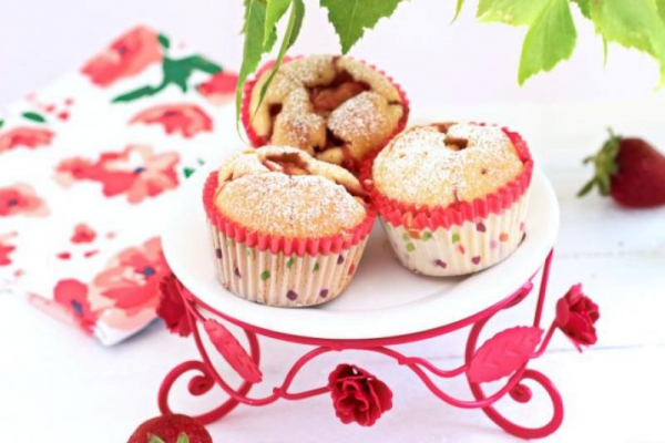 Muffinki z truskawkami