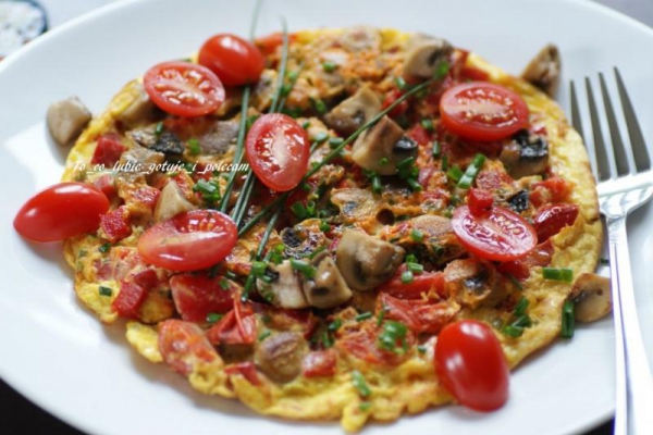 Omlet z warzywami