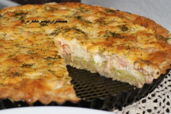 Tarta z łososiem