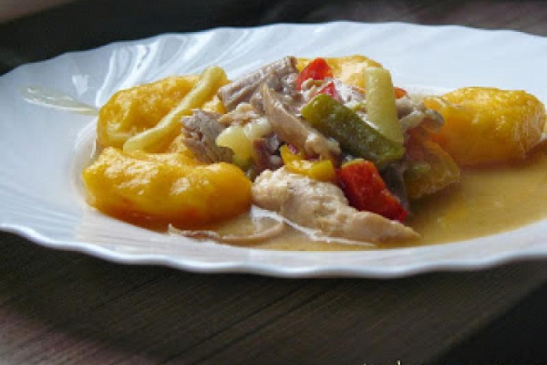 Potrawka z kurczaka (indyka) de luxe