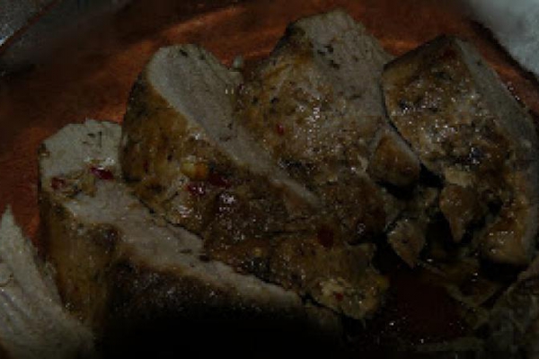 Polędwiczka w polewie śmietanowo - grzybowej