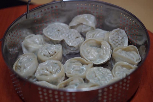Wigilijne drobne pierożki uszka z grzybami