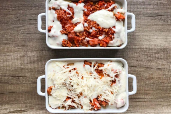 Włoska lasagne z mięsem mielonym