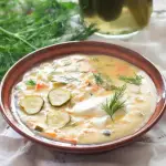 Tradycyjna zupa koperkowa
