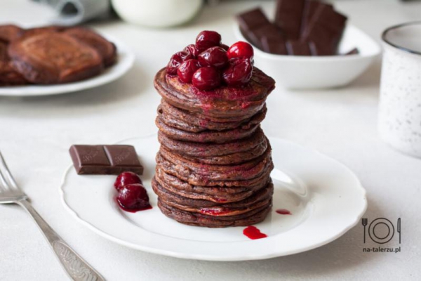 Czekoladowe pancakes