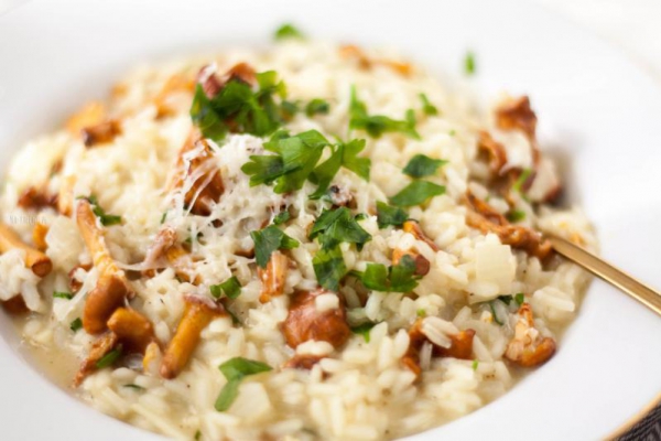 Risotto z kurkami