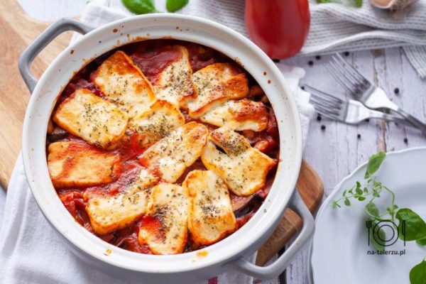 Halloumi zapiekane po grecku