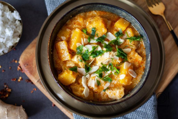 Kurczak korma z dynią