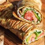 Wrap z cukinii i serka...