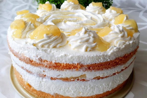 Torcik Pina Colada (Kokosowo-Ananasowy)