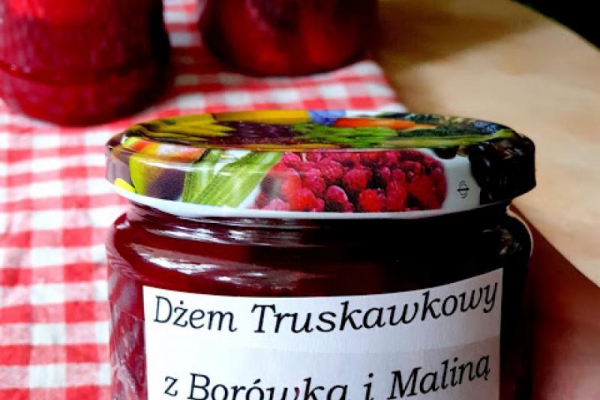 Dżem Truskawkowy z Borówką i Maliną