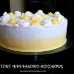 Tort Ananasowo-Kokosowy