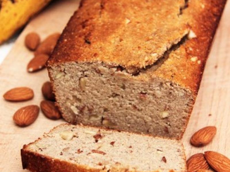 Chleb paleo bananowy (z migdałami)