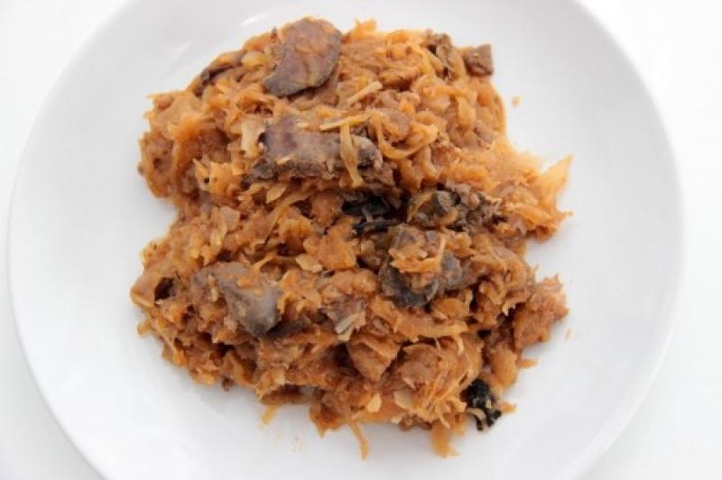 Bigos z wątróbką