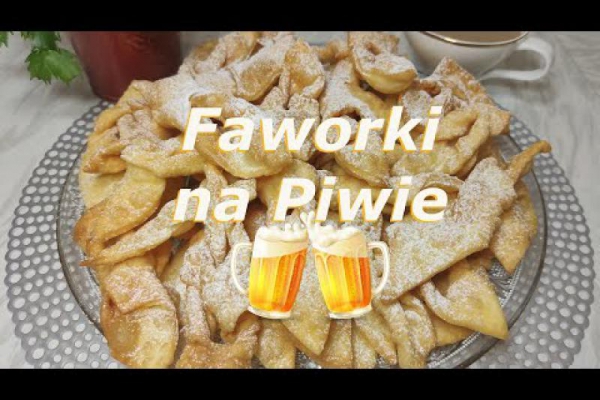 Faworki na piwie - super kruche ;)