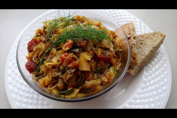 Bigos z młodej kapusty ;)