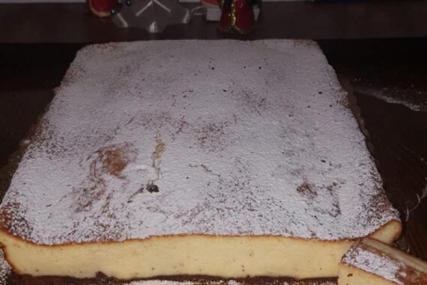 Sernik z mlekiem w proszku