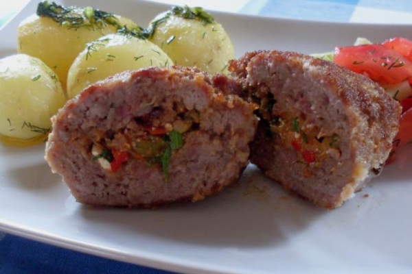 Kotlety mielone nadziewane