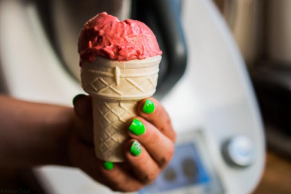 Lody truskawkowe - Thermomix