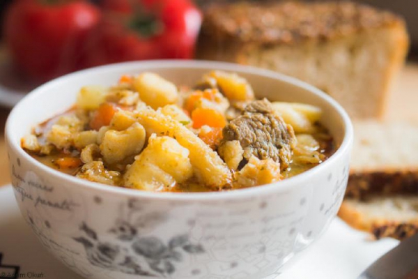 Flaki wołowe - Thermomix