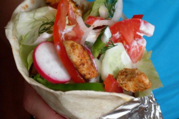 Tortilla z kurczakiem