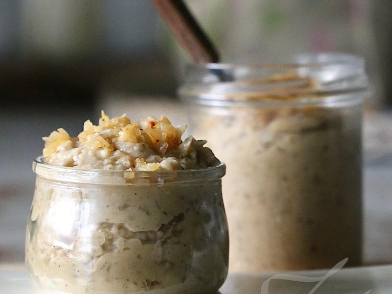 Wegetariański Smalec z Fasoli z Cebulką