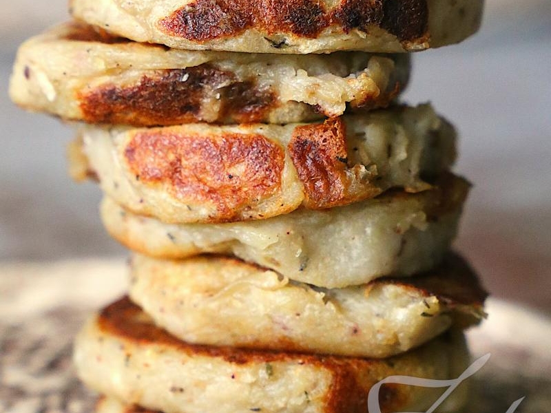 Rumiane Placki z Gotowanych Ziemniaków