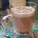 Malinowe latte